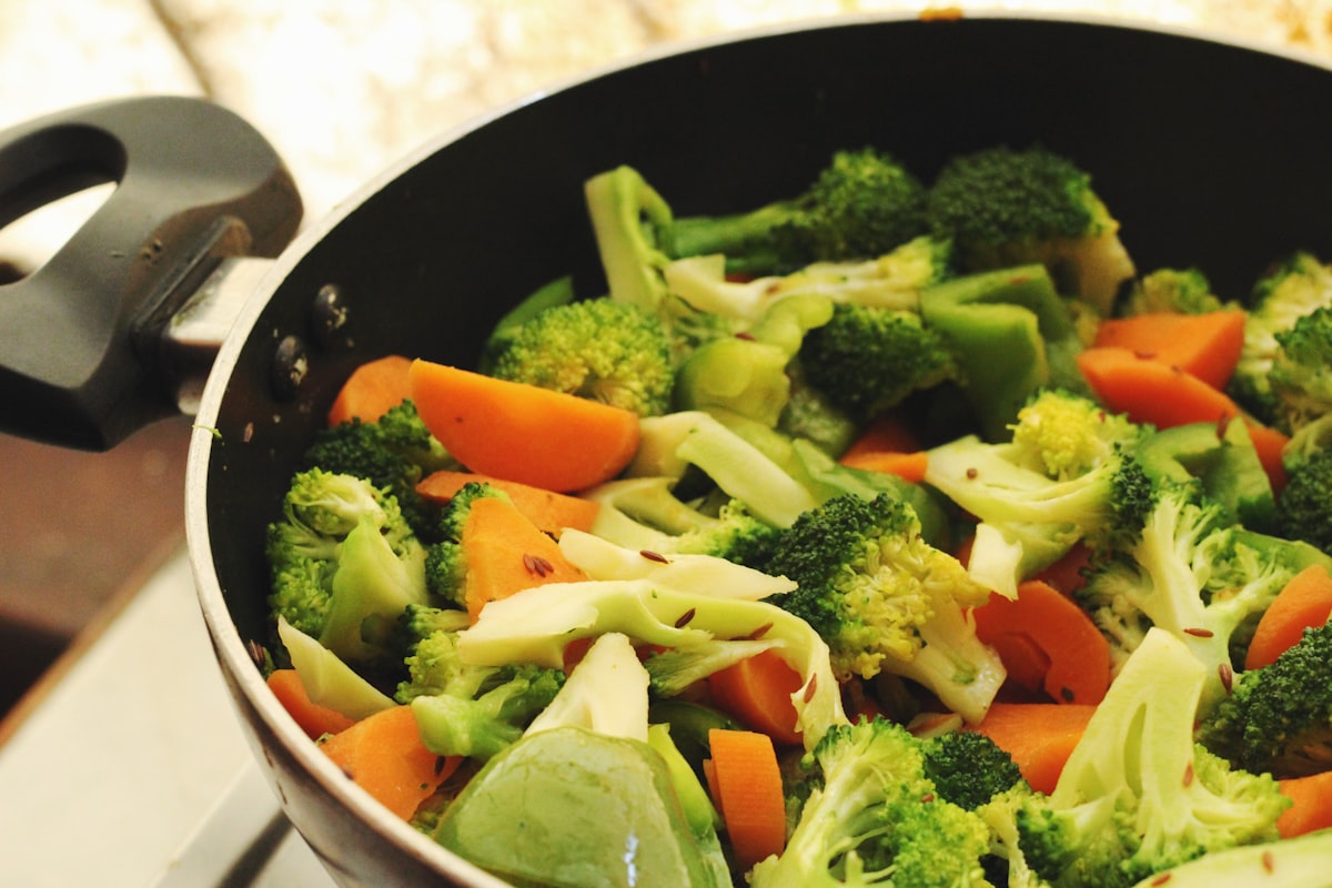 Fresh vegetable grain bowl with seasonal toppings